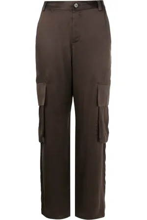 Uma Raquel Davidowicz Pantalon droit à poches cargo