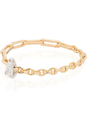 YVONNE LÉON Bague en jaune 18ct orné de diamants