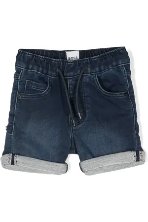 HUGO BOSS Short en jean à logo brodé