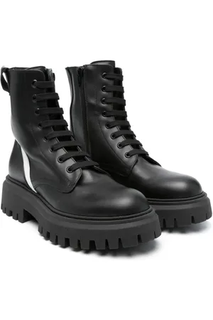 Marni Boots en cuir à logo appliqué