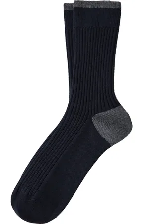 Brunello Cucinelli Chaussettes à bords contrastants