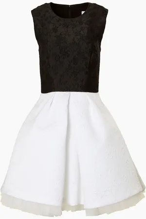 Carolina Herrera Robe en jacquard à taille ceinturée