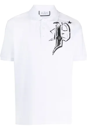 Philipp Plein Polo en coton à logo imprimé