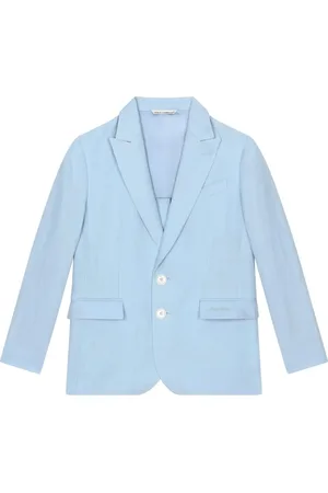 Dolce & Gabbana Blazer en lin à simple boutonnage