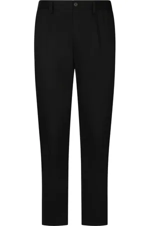 Dolce & Gabbana Pantalon de tailleur à logo embossé