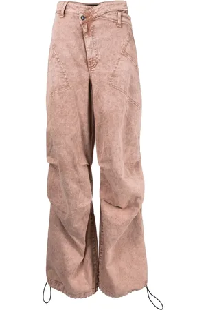 ANDREADAMO Jean ample à taille asymétrique