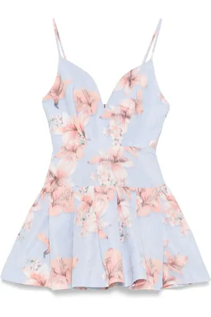 Maje Robe courte à fleurs