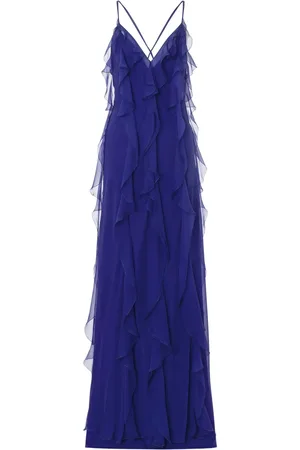 Alberta Ferretti Robe longue à volants