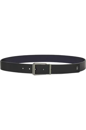 Salvatore Ferragamo Ceinture réversible à logo gravé