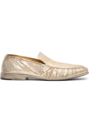 MARSÈLL Mocassins en cuir métallisé