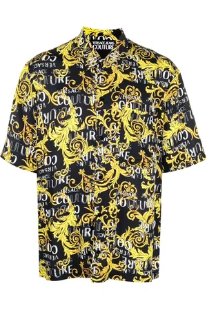 VERSACE Chemise à imprimé baroque