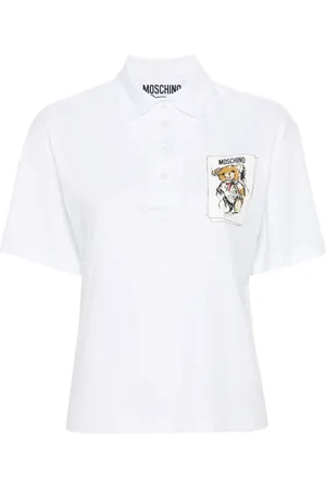 Moschino Polo à imprimé ourson