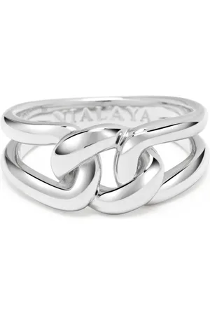 Nialaya Bague à logo gravé