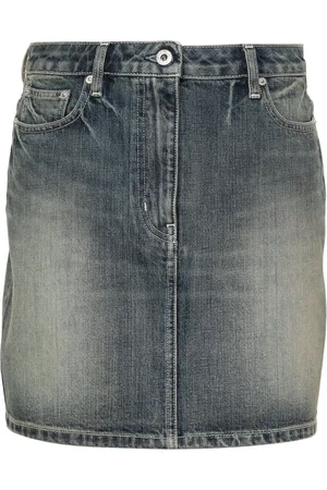 Kenzo Minijupe en coton à logo brodé