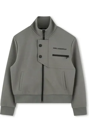 Karl Lagerfeld Veste à logo appliqué