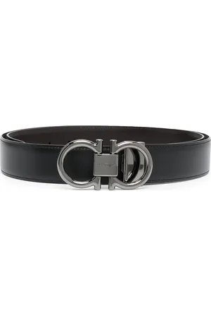 Salvatore Ferragamo Ceinture Gancini à design réversible