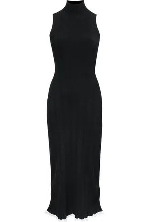 Proenza Schouler Robe en maille pointelle à col montant