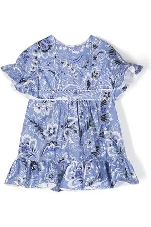 Etro Robe en coton à fleurs