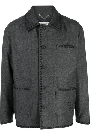 Golden Goose Veste à logo brodé
