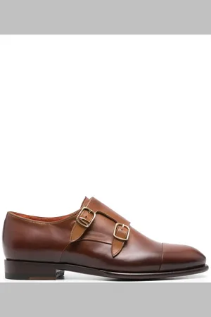 santoni Chaussures en cuir à double boucles