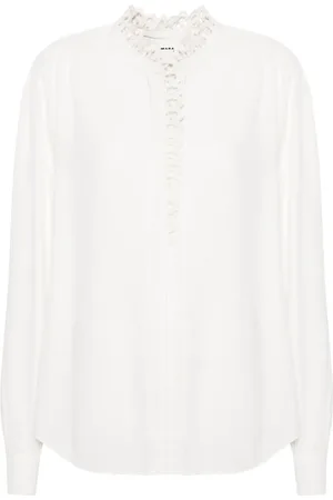Marant Etoile Chemise Estela à broderie anglaise