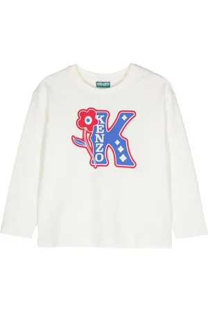 Kenzo T-shirt en coton à motif Boke Flower