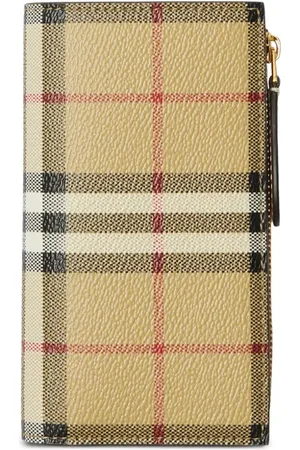 Burberry Portefeuille pliant à motif Vintage Check