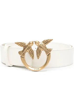 Pinko Ceinture Love Bird en cuir