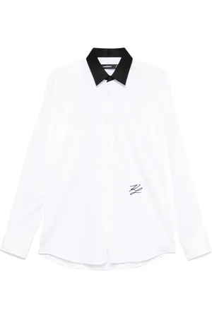 Karl Lagerfeld Chemise à col contrastant