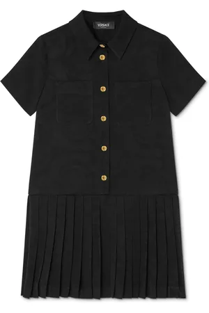 VERSACE Robe-chemise à motif baroque en jacquard
