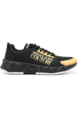 VERSACE Baskets à logo imprimé