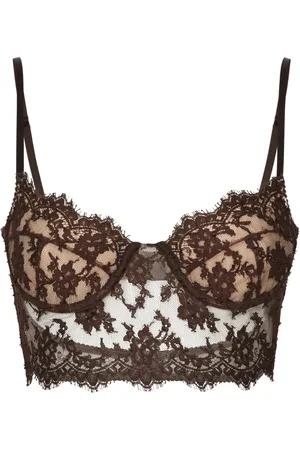Dolce & Gabbana Robe-corset à détails en dentelle