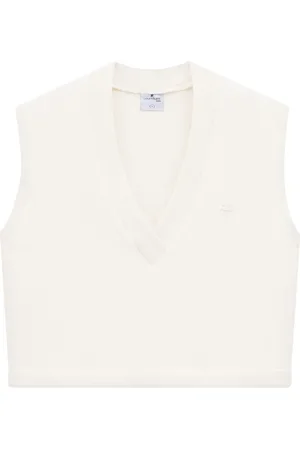 Courrèges Débardeur Varsity à logo appliqué
