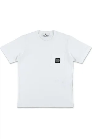 Stone Island T-shirt à patch logo