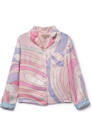 PUCCI Junior Chemise à imprimé Marmo