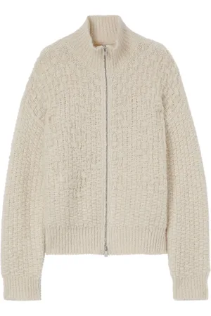 Jil Sander Cardigan zippé en maille épaisse