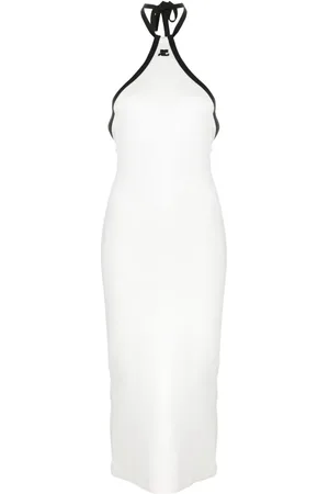 Courrèges Robe à bords contrastants