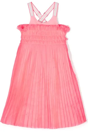 Billieblush Robe en tulle à design plissé