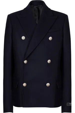 Balmain Manteau à boutonnière croisée