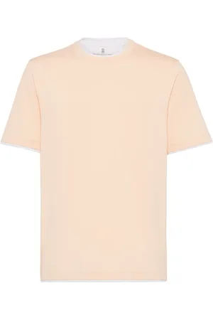 Brunello Cucinelli T-shirt à détail superposé
