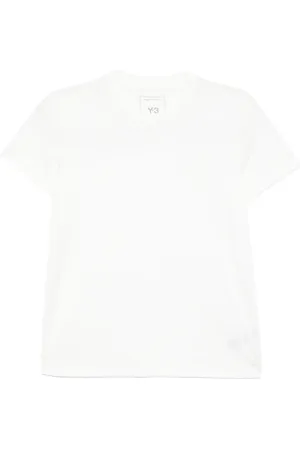 Y-3 T-shirt en coton à logo imprimé