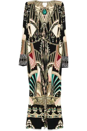 Camilla Robe longue à détail torsadé