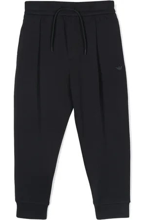 Emporio Armani Pantalon de jogging à taille mi-haute