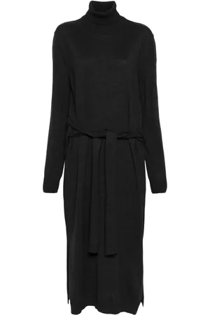 LEMAIRE Robe mi-longue à imprimé Trompe L