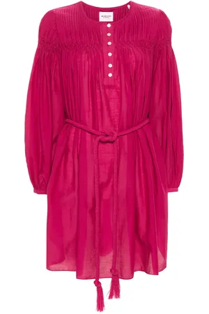 Marant Etoile Robe Adeliani à détails plissés