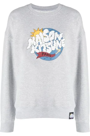 Maison Kitsuné Sweat en coton à logo imprimé