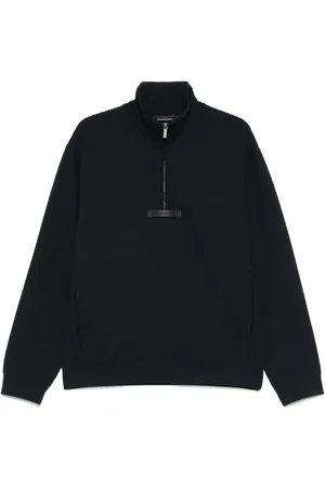Emporio Armani Sweat à détails de coutures