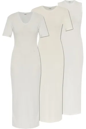 Jil Sander Lot de trois robes mi-longues en coton