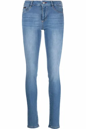 Philipp Plein Jean skinny à taille haute