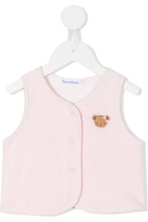 Familiar Gilet à broderie ourson